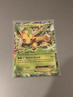 Pokemon Leafeon EX 10/83 Holo Ultra Rare Generations - MP - Image 3