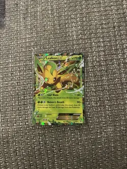 Leafeon EX 10/83 XY Generations Heavily Played Pokemon Card - Image 1