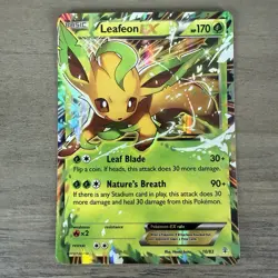 Pokemon Leafeon EX 10/83 Ultra Rare Generations Pokemon Card - Image 1