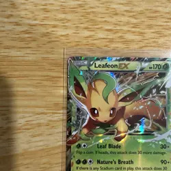 Leafeon EX - 10/83 - Pokemon Generations XY Ultra Rare Card LP - Image 3
