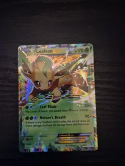 Pokemon TCG Card - Leafeon EX 10/83 XY Generations Holo Rare - Image 1