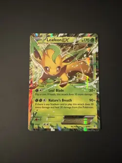 Pokemon TCG Card - Leafeon EX 10/83 XY Generations Holo Rare - Image 1
