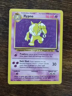 Pokemon Fossil Hypno 23/75 Non Holo NM - Image 1