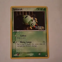 Pokemon Spinarak 78/109 EX Team Rocket Returns Reverse Holo 50HP English - Image 1