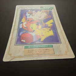Pokemon Jumbo Carddass Charmander Primeape 1998 Bandai Anime Digest Series 3 #25 - Image 5