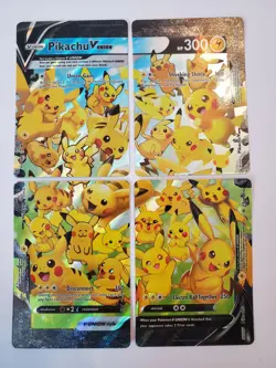 Pokemon Pikachu V-union All Mint Swsh 139, 140, 141, 142 Black Star Promo 2021 - Image 2