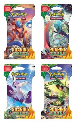 XY Roaring Skies Sleeved Booster Pack Art Set Brand New Pokemon TCG Rayquaza - Image 1