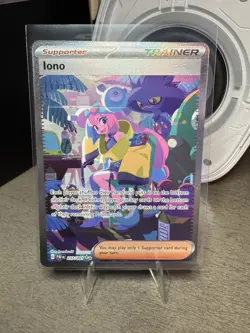 Pokemon TCG Trainer Iono Paldea Fates Special Illustration Rare 237/091 - Image 1