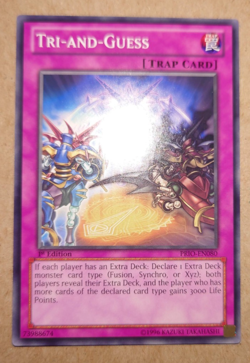 YUGIOH TRI-AND-GUESS COMMON PRIO-EN080 1ST EDITION - Image 1