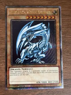 Yugioh! Blue-Eyes White Dragon (Quarter Century Secret Rare) MP24-EN001 NM - Image 1