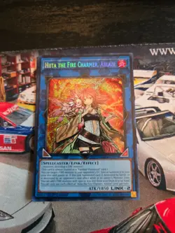 Yu-Gi-Oh! Hiita the Fire Charmer, Ablaze (SeR) RA04-EN074 Quarter Century Stampe - Image 1