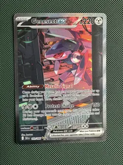 Pokemon Cards Genesect ex 169/086 Black Bolt Special Illustration Rare SIR - Image 1