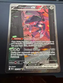 GENESECT EX 2025 Pokemon TCG BLK EN Black Bolt 169/086 SIR - Image 1