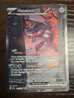 Pokemon TCG Genesect EX 169/086 Sv: Black Bolt Holo Card Sir Rare - Image 1