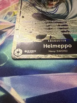 1x Helmeppo SR Alt Art OP11-092 A Fist of Divine Speed One Piece TCG - Image 2