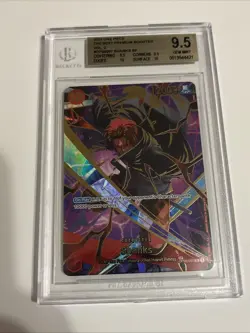 One Piece The Best Vol. 2 Shanks PRB02 OP06-007 SP SR BGS 9.5 English - Image 1