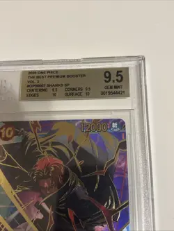 One Piece The Best Vol. 2 Shanks PRB02 OP06-007 SP SR BGS 9.5 English - Image 3