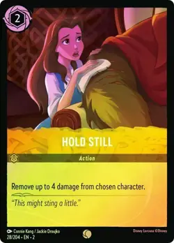 Disney Lorcana - Hold Still 28/204 Near Mint Cold Foil​​ Rise of the Floodborn - Image 1