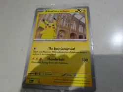In Hand - -Pikachu At The Museum Natural History Museum Jumbo Pokemon Promo Card - Image 4