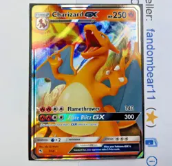 Charizard GX ULTRA RARE card 9/68 Sun & Moon Hidden Fates 2019 Pokemon TCG - Image 1