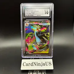 CGC GEM MINT 10 Mega Charizard ex SR Full Art 094/080 Inferno X Japanese Pokemon - Image 1