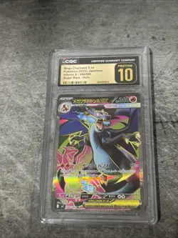 Pokemon Mega Charizard X ex #094/080 Japanese Inferno X SR CGC 10 Pristine 9c - Image 1