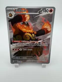 Pokemon TCG Emboar Full Art Sv: White Flare English 098/086 - Image 1