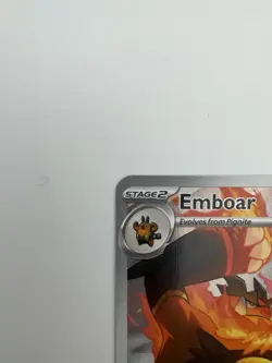 Pokemon TCG Emboar Full Art Sv: White Flare English 098/086 - Image 4