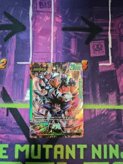 Turles FB08-049 Leader Alt Art Saiyan's Pride Dragon Ball English Card Fusion W - Image 1