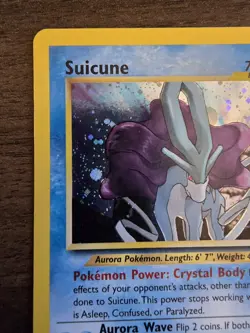 Pokemon TCG Suicune Holo Rare Card 14/64 Neo Revelation LP - Image 3