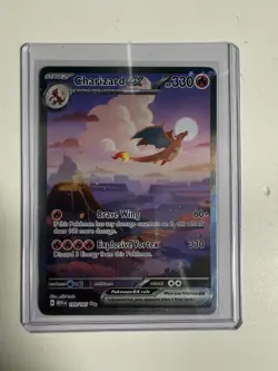 Pokemon TCG Charizard EX 199/165 Scarlet & Violet 151 Card Sir NM/M Condition - Image 1