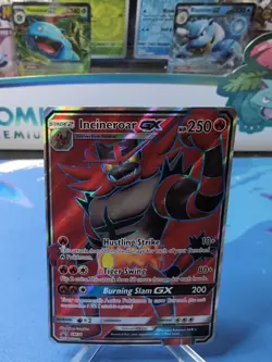 Incineroar GX - SM38 - S&M Full Art Holo Ultra Rare Promo Pokemon Card - MP - Image 1