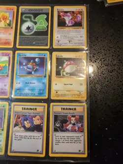 Lot Of 9 Pokemon Rocket Common And Rare Cards - Image 2