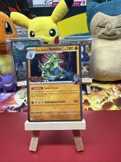 Team Rockets Tyranitar Destined Rivals Stamped 096/182 plus free bonus card🔥 - Image 1
