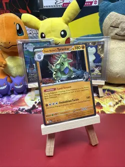 Team Rockets Tyranitar Destined Rivals Stamped 096/182 plus free bonus card🔥 - Image 2