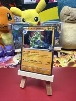 Team Rockets Tyranitar Destined Rivals Stamped 096/182 plus free bonus card🔥 - Image 3