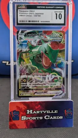🐉🐉 CGC 10 Rayquaza VMAX 120/184 Vmax Climax s8b Holo Pokemon Card - Image 1
