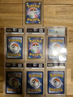Buld Lot Of 7 Graded Pokemon Cards Pikachu, Venusaur, Squirtle - Image 5