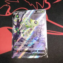 Pokemon TCG SWSH Fusion Strike Celebi v Alt Art Holo Ultra Rare Card 245/264 - Image 1