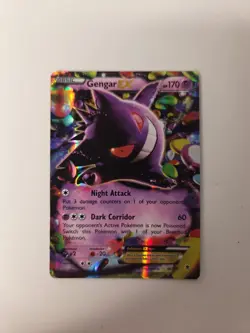 Pokemon TCG Gengar EX Temporal Forces Ultra Rare Card 34/119 - Image 1