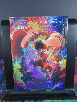 Monkey D Luffy LGR Rare Card Premium One Piece Anime Manga Collectible CCG OP - Image 1