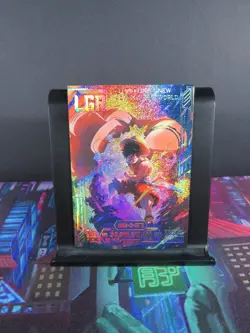 Monkey D Luffy LGR Rare Card Premium One Piece Anime Manga Collectible CCG OP - Image 2