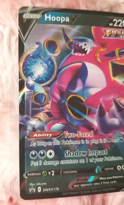 Hoopa V - SWSH176 - Pokemon Sword & Shield Promo Rare Holo Card - Image 2
