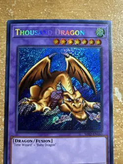 🔥 Yugioh Thousand Dragon MRD-EN143 SECRET RARE HOLOFOIL NEAR MINT - Image 2