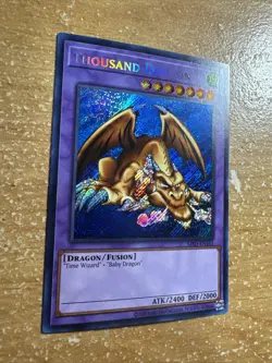 🔥 Yugioh Thousand Dragon MRD-EN143 SECRET RARE HOLOFOIL NEAR MINT - Image 3