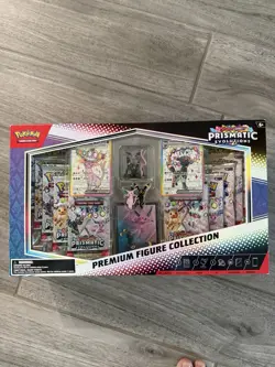 POKEMON TCG Prismatic Evolutions Premium Figure Collection X2 Sealed - Image 1