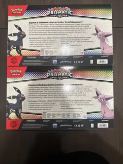POKEMON TCG Prismatic Evolutions Premium Figure Collection X2 Sealed - Image 4