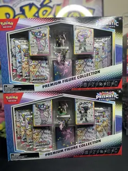 POKEMON TCG Prismatic Evolutions Premium Figure Collection X2 Sealed - Image 2