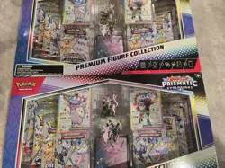 POKEMON TCG Prismatic Evolutions Premium Figure Collection X2 Sealed - Image 1