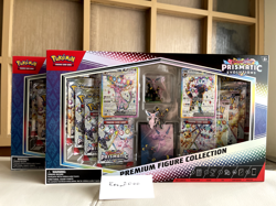 Pokemon TCG Prismatic Evolutions Premium Figure Collection x2 (Sealed) - Image 1